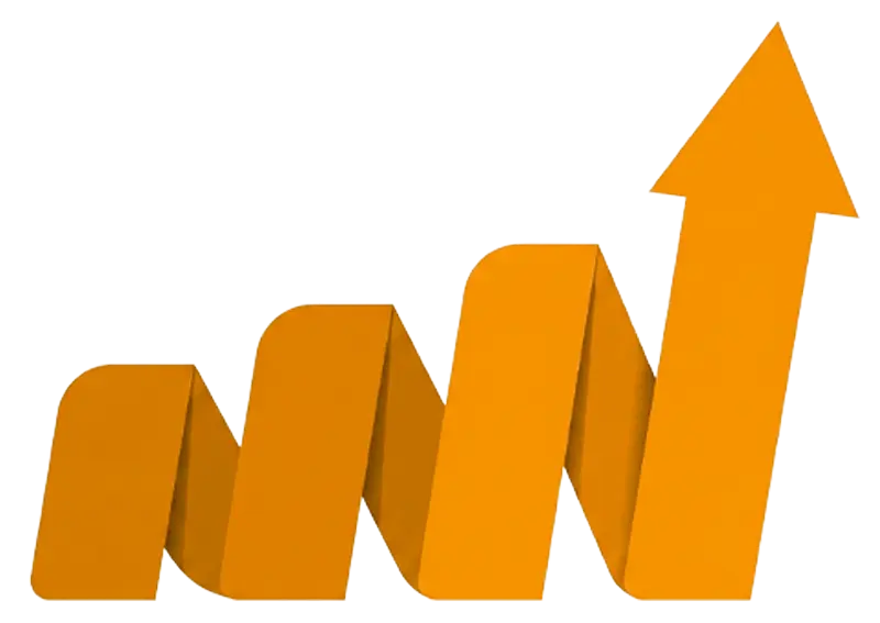 Rising orange arrow representing stronger practice economics